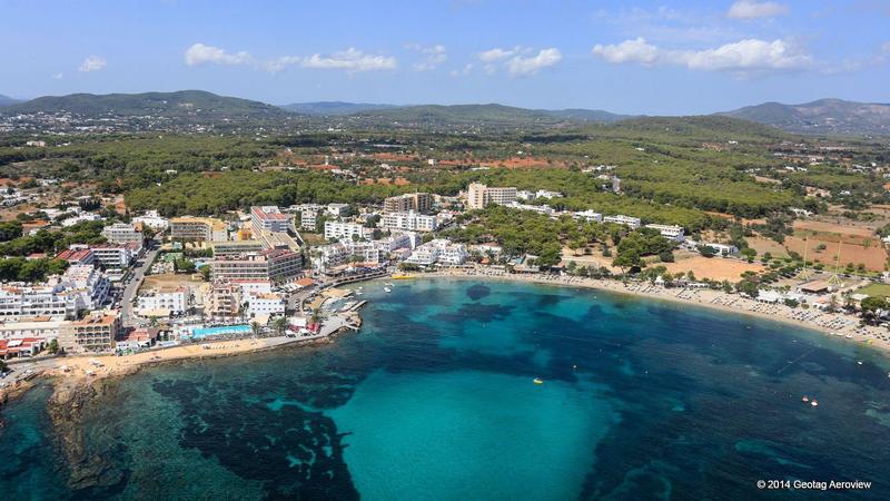 Spain, Islas Baleares, Baleares, Ibiza, Es Canar (Beaches of Es Canar ...