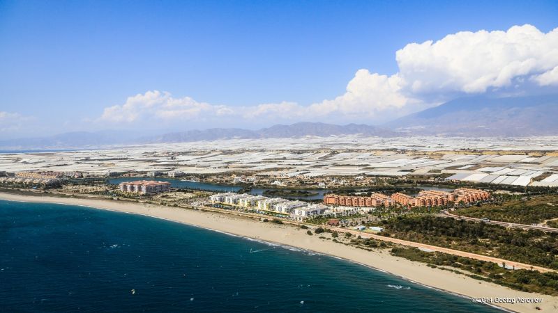 Spain, Andalucía, Almería, Playa de San Miguel - Ensenada de San Miguel ...