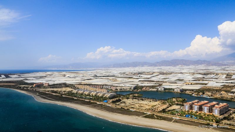 Spain, Andalucía, Almería, Playa de San Miguel - Ensenada de San Miguel ...