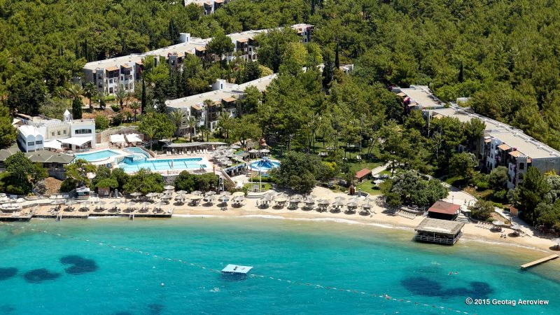 Turkey, Mugla, Bodrum, Yaliciftlik, Sea Garden Resort Beach - TRIPinVIEW